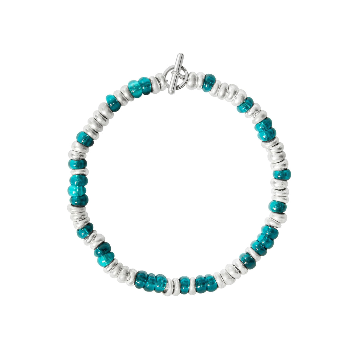 Rondelle silver Bracelet - Silver