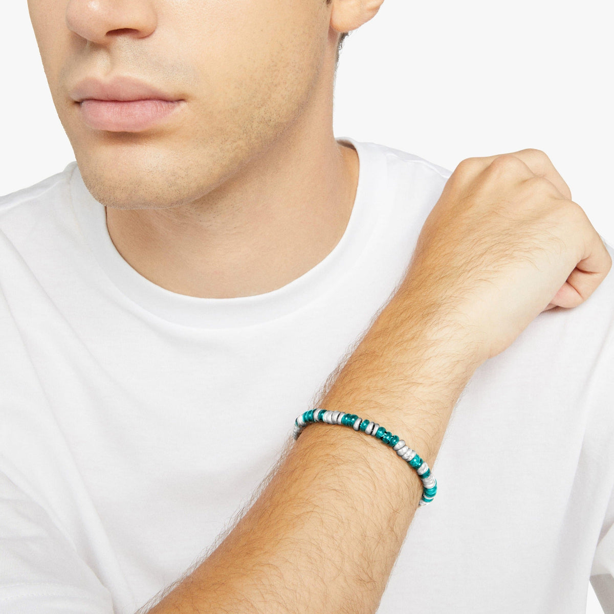 Rondelle silver Bracelet - Silver