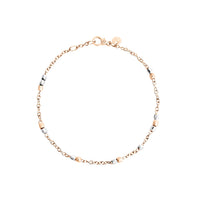 Granelli rose gold & silver Bracelet - Rose Gold & Silver
