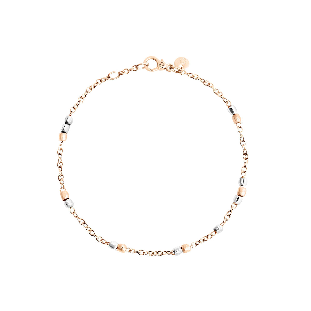 Granelli rose gold & silver Bracelet - Rose Gold & Silver