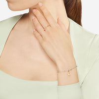 Mini granelli yellow gold & silver Bracelet - Yellow Gold & Silver