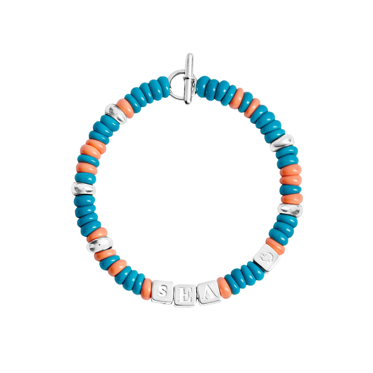 Rondelle silver Bracelet - Silver