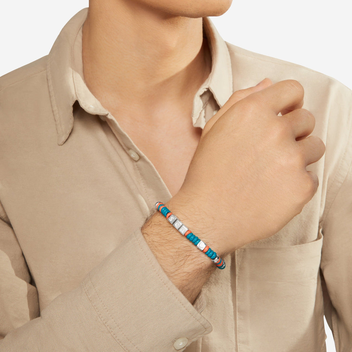 Rondelle silver Bracelet - Silver