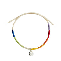 Symbols silver & multicolor enamel Bracelet - Silver & Multicolor