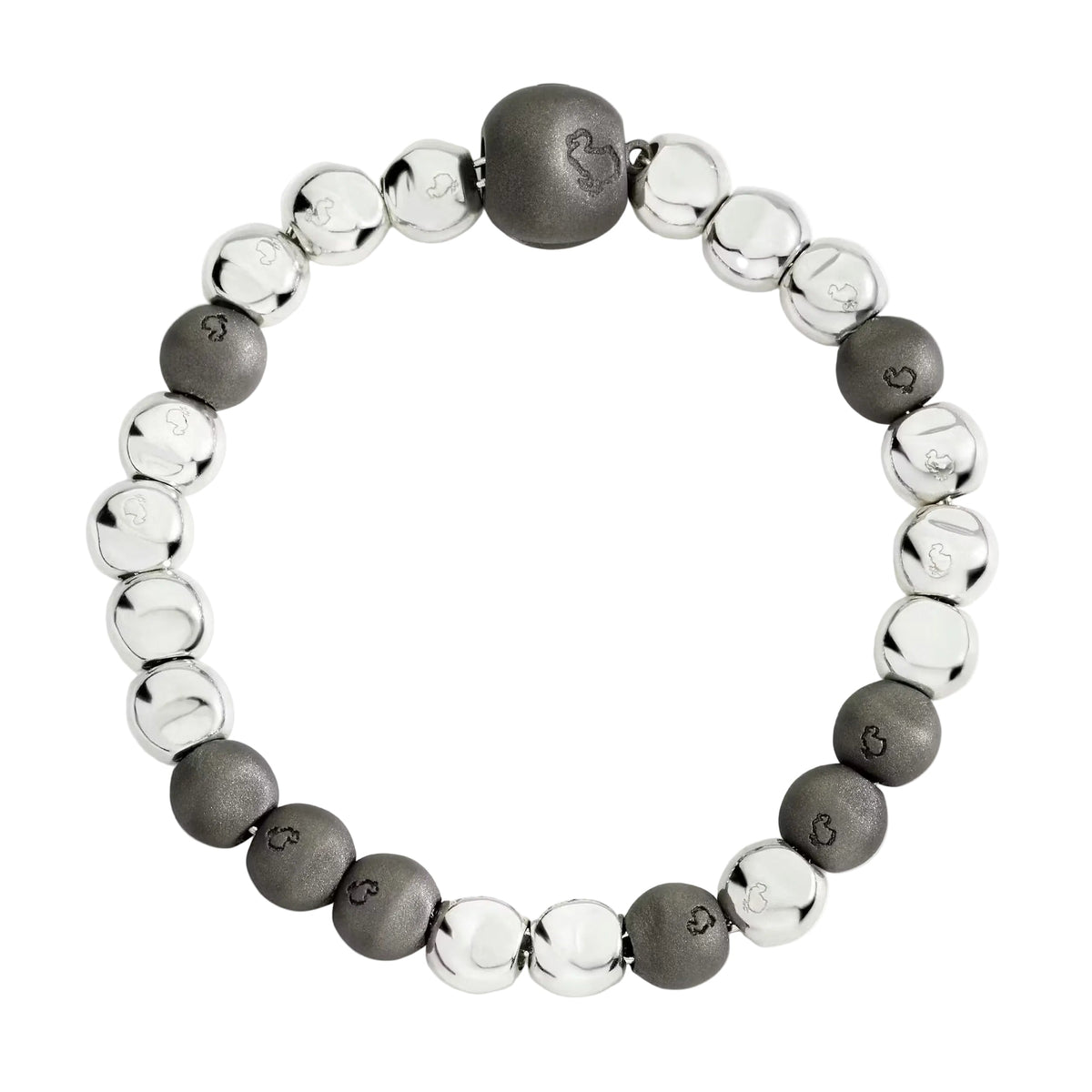 Pepita sterling silver and titanium Bracelet - Silver & Titanium