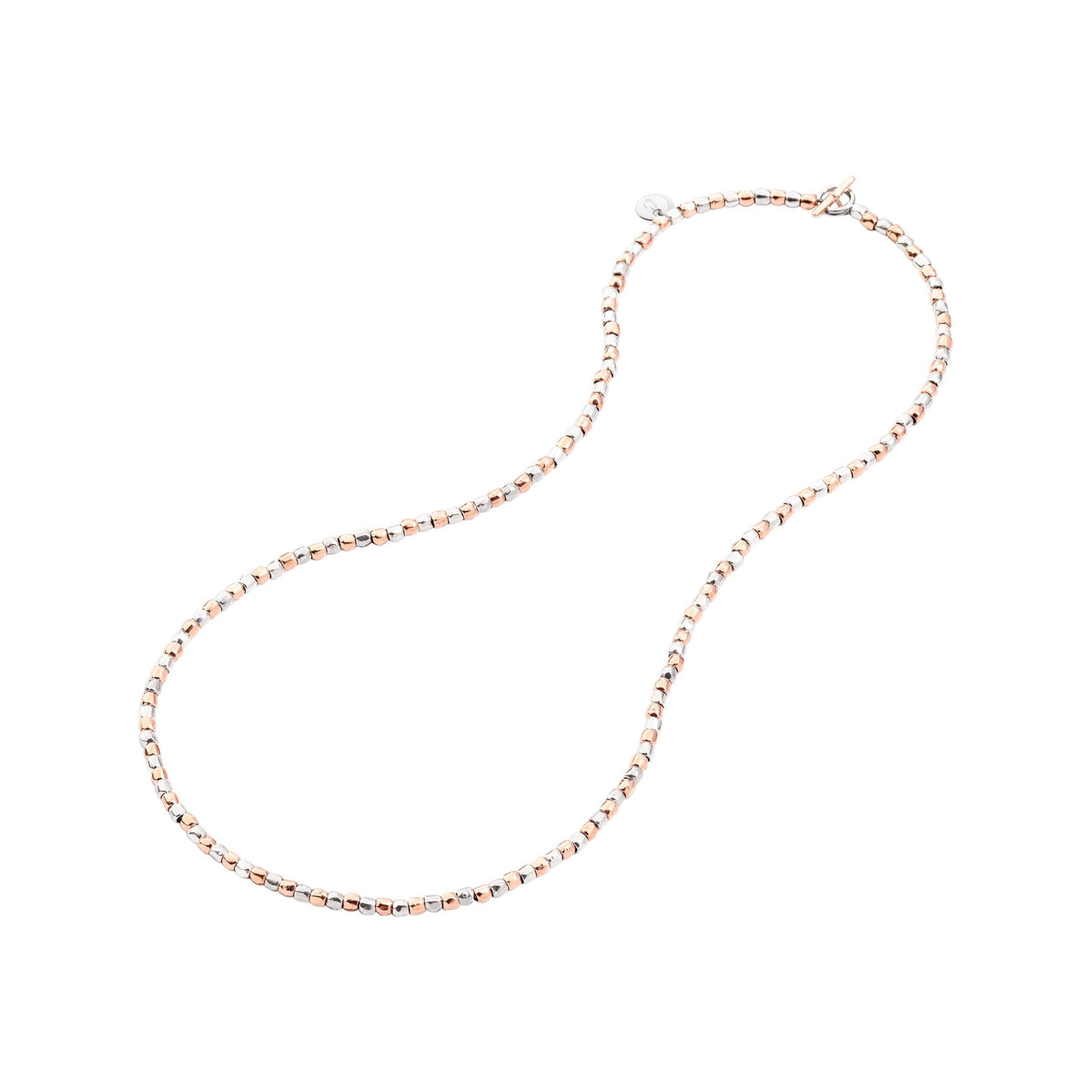 Mini granelli rose gold & silver Necklace - Rose Gold & Silver