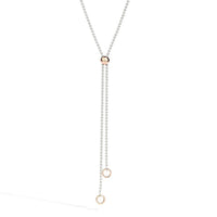Bollicine sterling silver & rose gold Necklace - Rose Gold & Silver