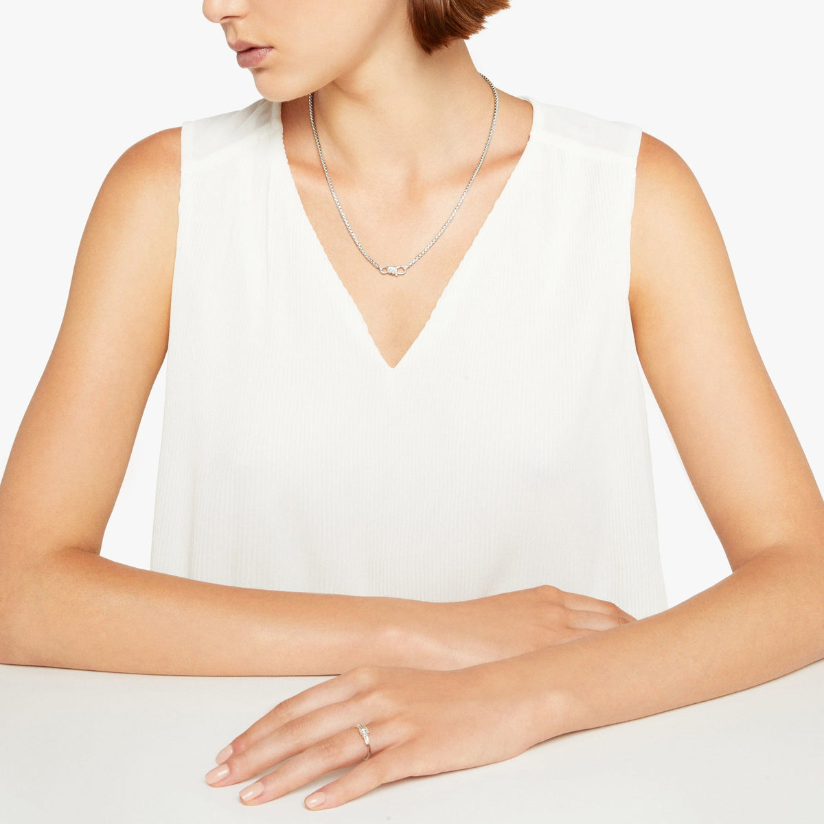 Nodo silver Necklace - Silver