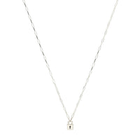 Lock silver Necklace - Silver