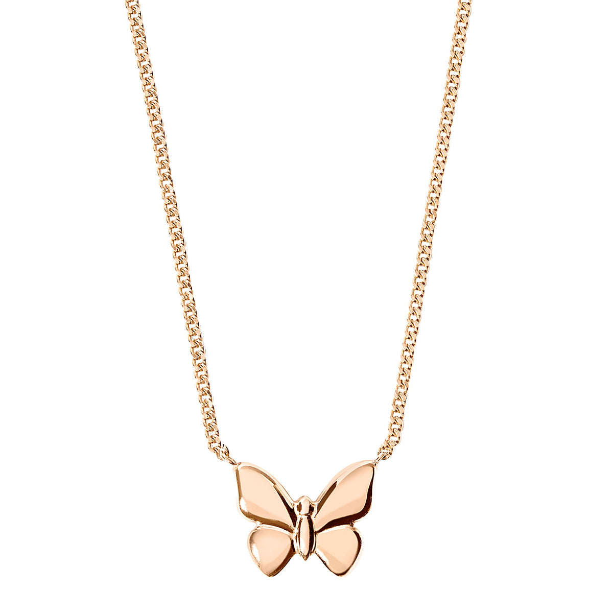 Butterfly rose gold Necklace - Rose Gold