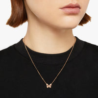 Butterfly rose gold Necklace - Rose Gold