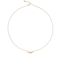Nodo rose gold & diamond Necklace - Rose Gold