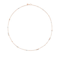 Granelli rose gold & silver Necklace - Rose Gold & Silver