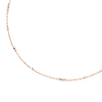 Granelli rose gold & silver Necklace - Rose Gold & Silver