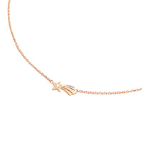 Comet Star rose gold Necklace - Rose Gold