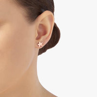 Star rose gold Half-pair Earring - Rose Gold