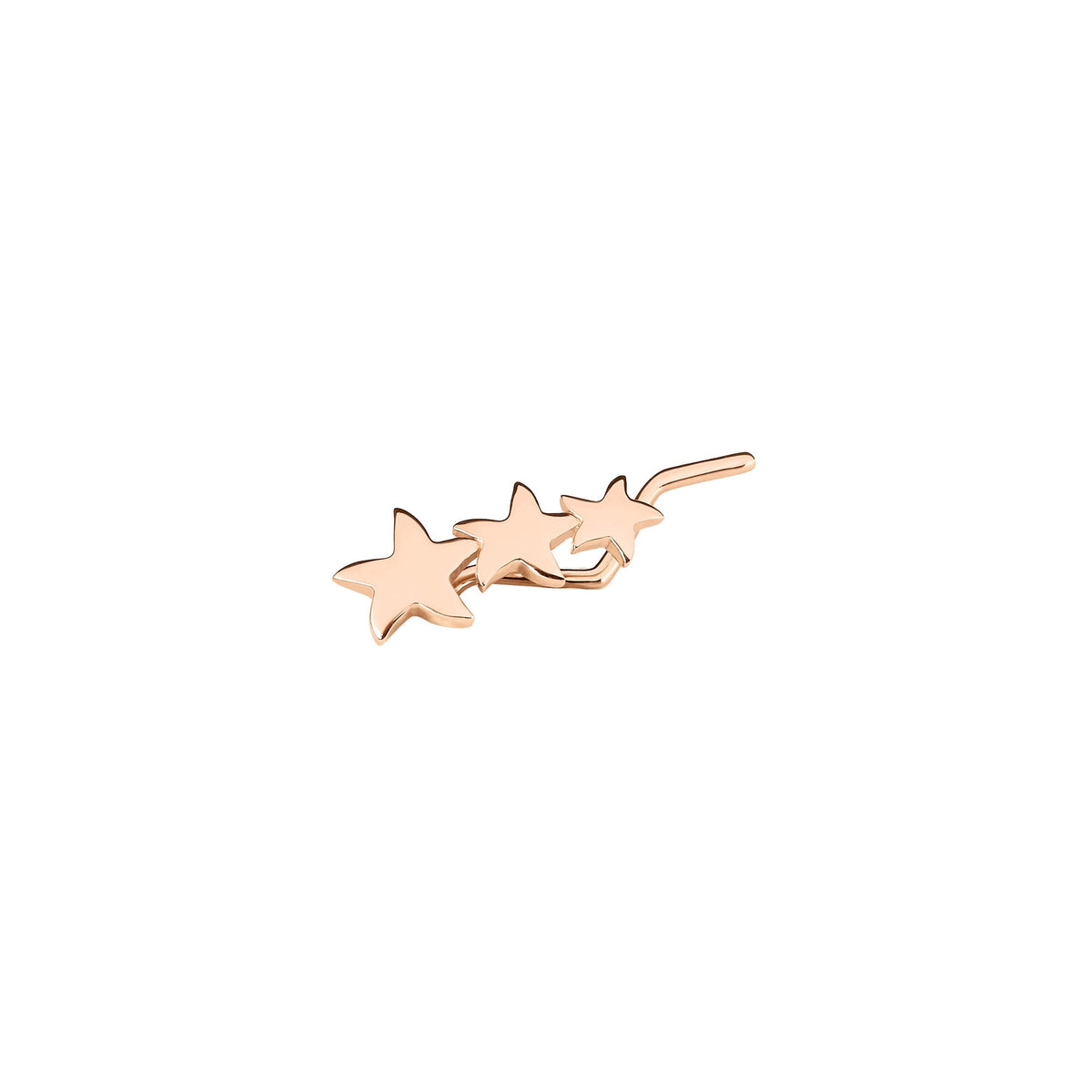 Crawler star rose gold Stud Half-pair Earring - Rose Gold