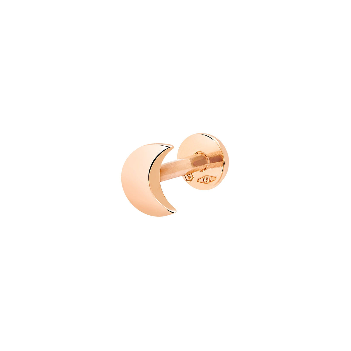 Luna labret rose gold Half-pair Earring - Rose Gold
