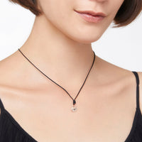 Dad tag rose gold & black enamel Charm - Rose Gold & Black