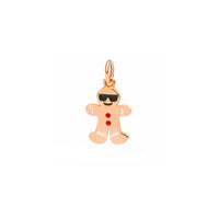 Gingerbread rose gold Charm - Rose Gold