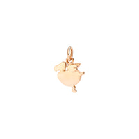 Flying dodo rose gold Charm - Rose Gold