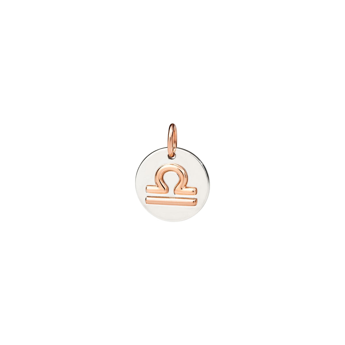 Libra rose gold & silver Charm - Rose Gold & Silver