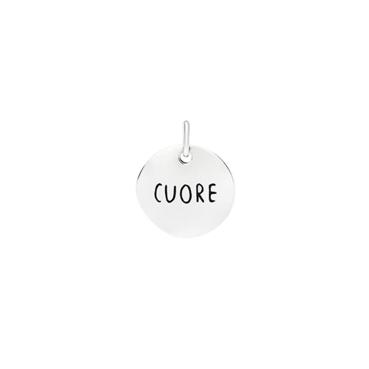 Testa cuore te.loscrivoio silver Charm - Silver