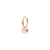 Bollicine rose gold & sapphire Charm - Rose Gold