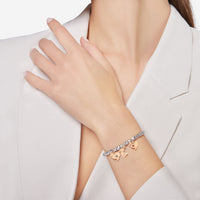 Dodo junior rose gold & diamond Charm - Rose Gold