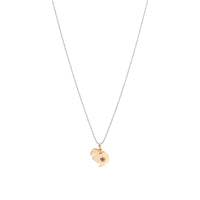DoDo rose gold & sapphire Charm - Rose Gold & Blue