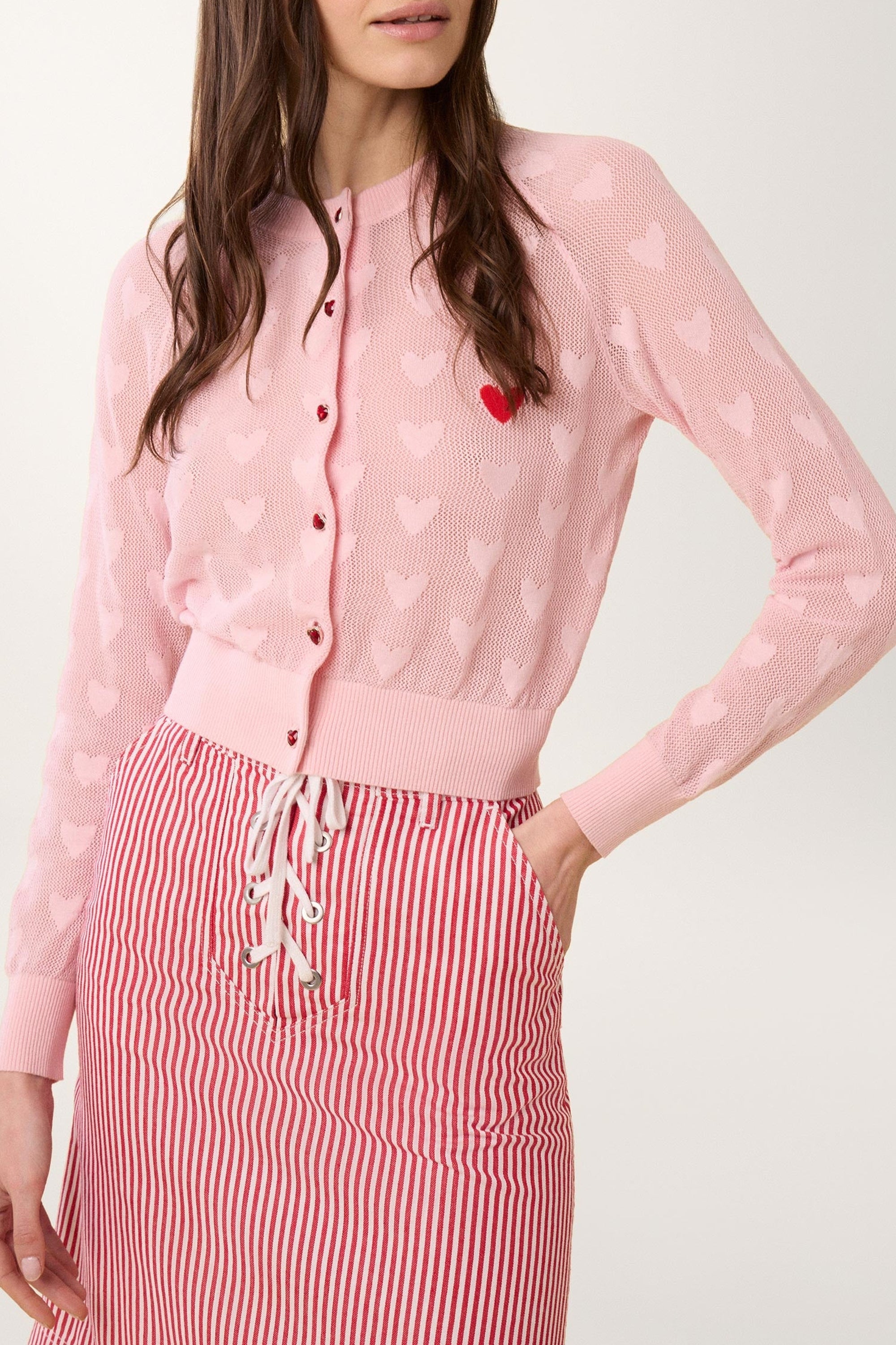 Cardigan Atout Coeur - Rose
