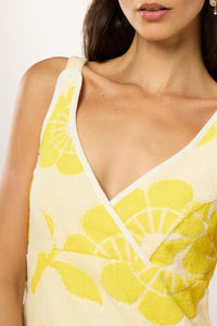 Robe tank Bain de Mer - Jaune