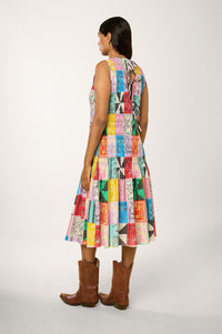 Robe Bandana smockée - Multicolore