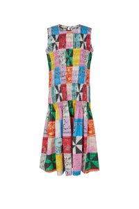 Robe Bandana smockée - Multicolore