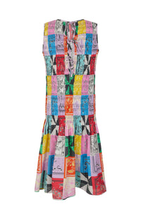 Robe Bandana smockée - Multicolore