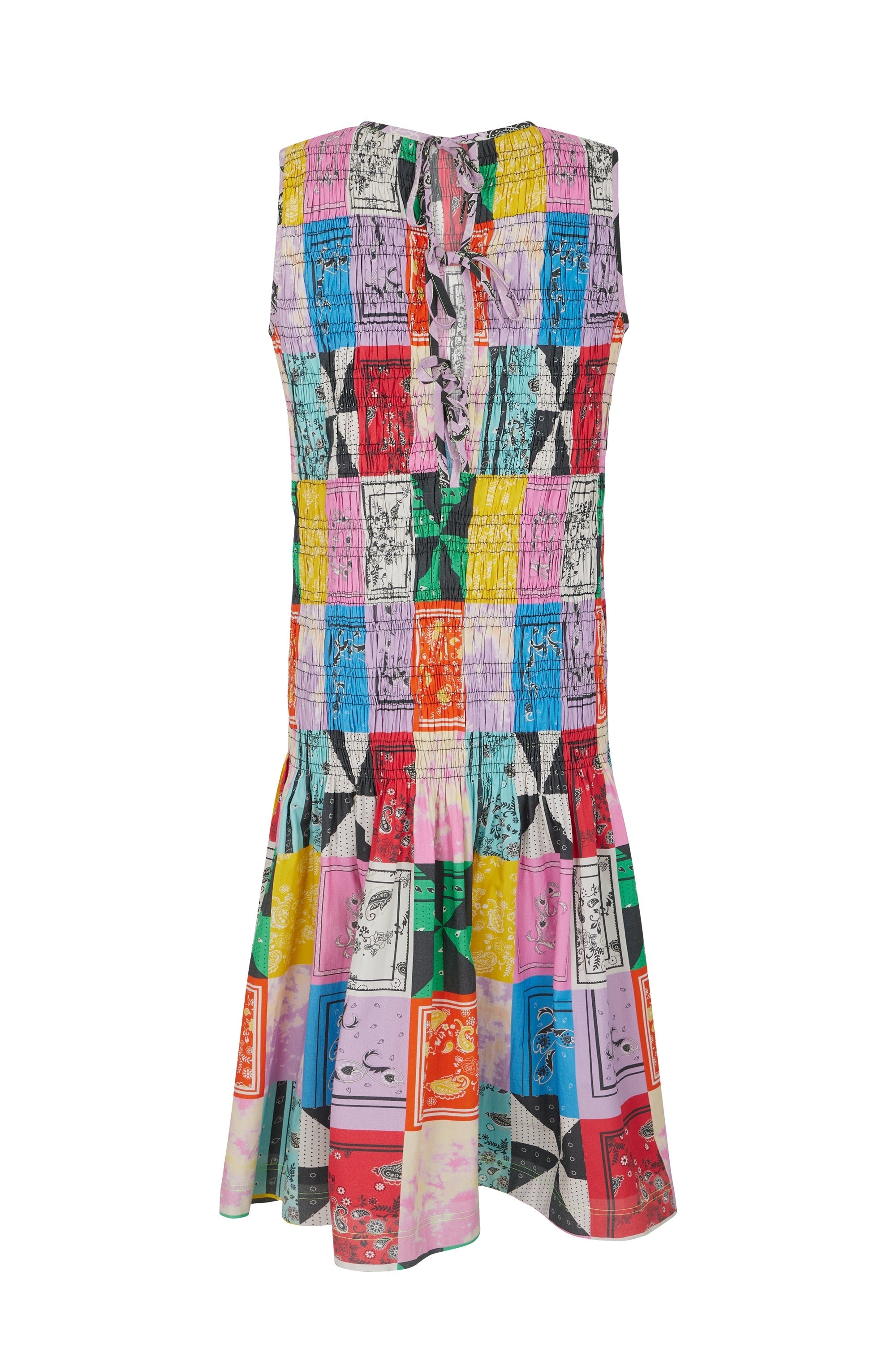 Robe Bandana smockée - Multicolore