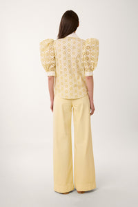 Chemise avec broderies - Blanc