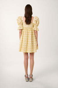 Robe avec broderies - Blanc