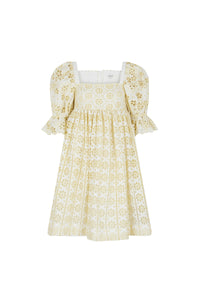 Robe avec broderies - Blanc