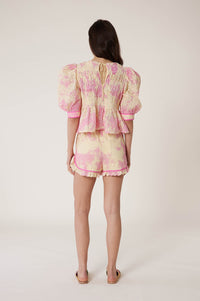 Blouse avec broderies T&D - Multicolore