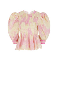 Blouse avec broderies T&D - Multicolore