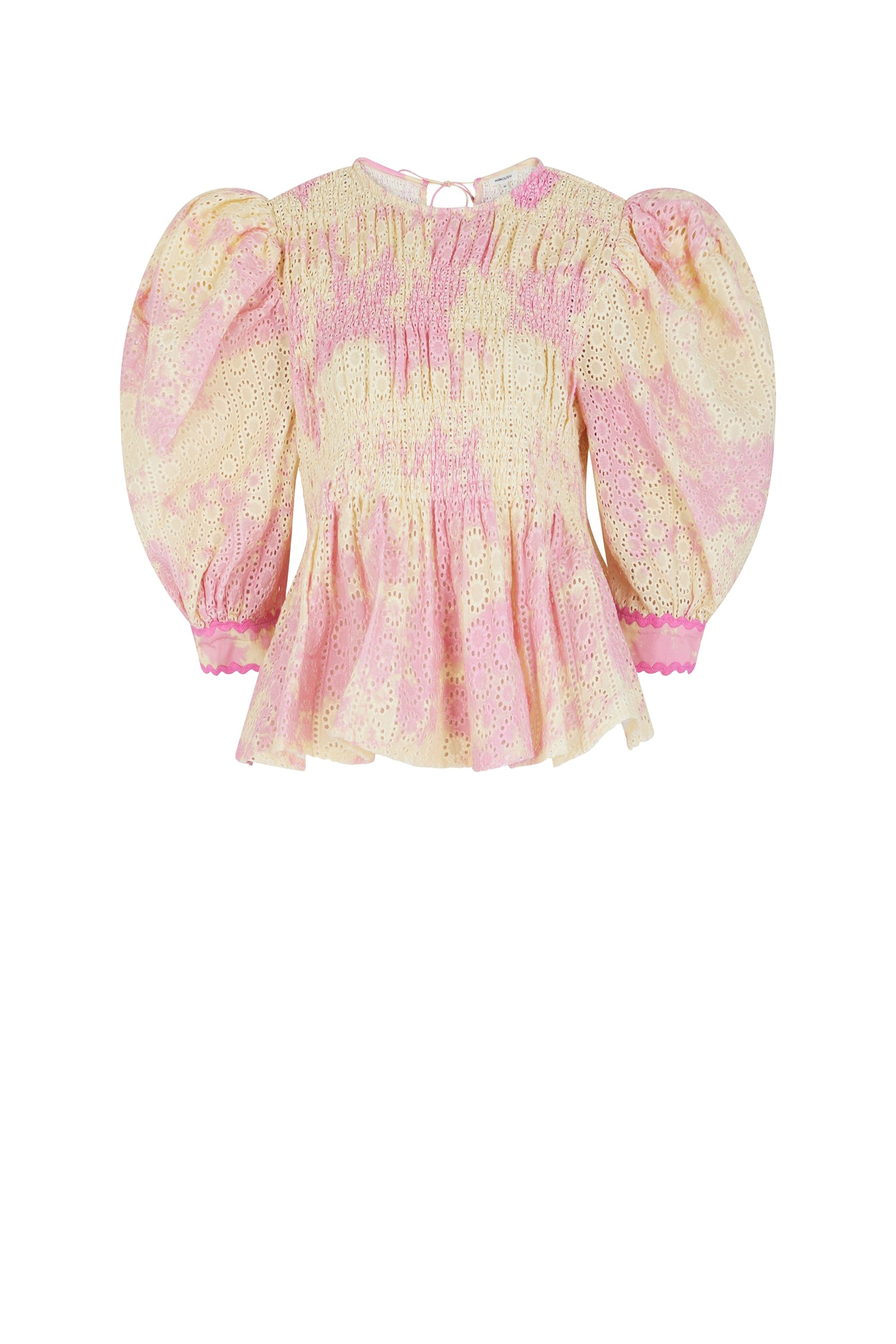 Blouse avec broderies T&D - Multicolore