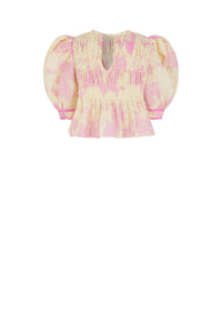 Blouse avec broderies T&D - Multicolore