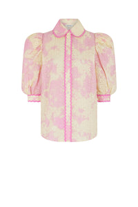 Chemise avec broderies T&D - Multicolore