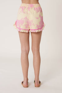 Short avec broderies T&D - Multicolore