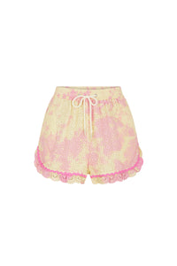 Short avec broderies T&D - Multicolore