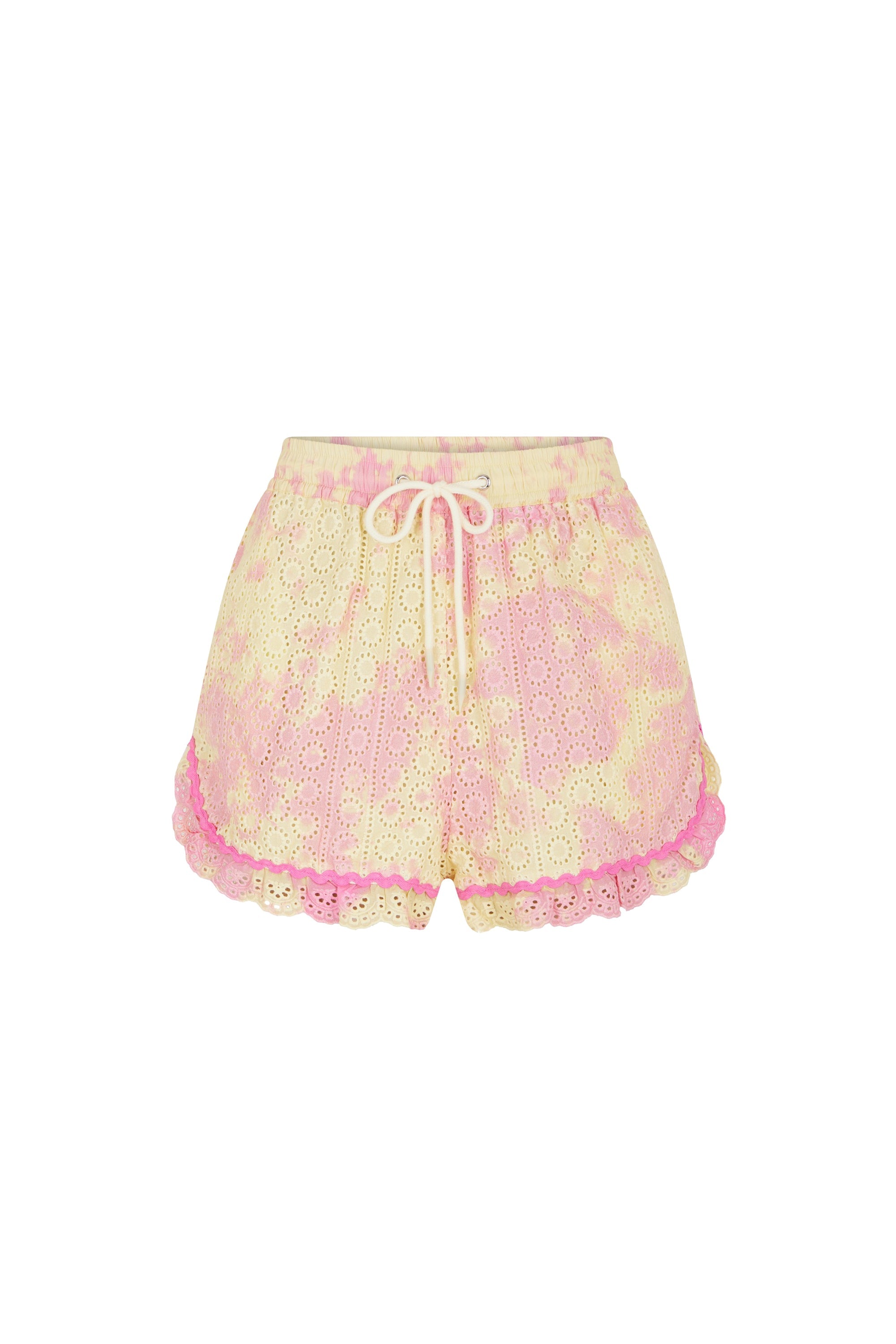 Short avec broderies T&D - Multicolore