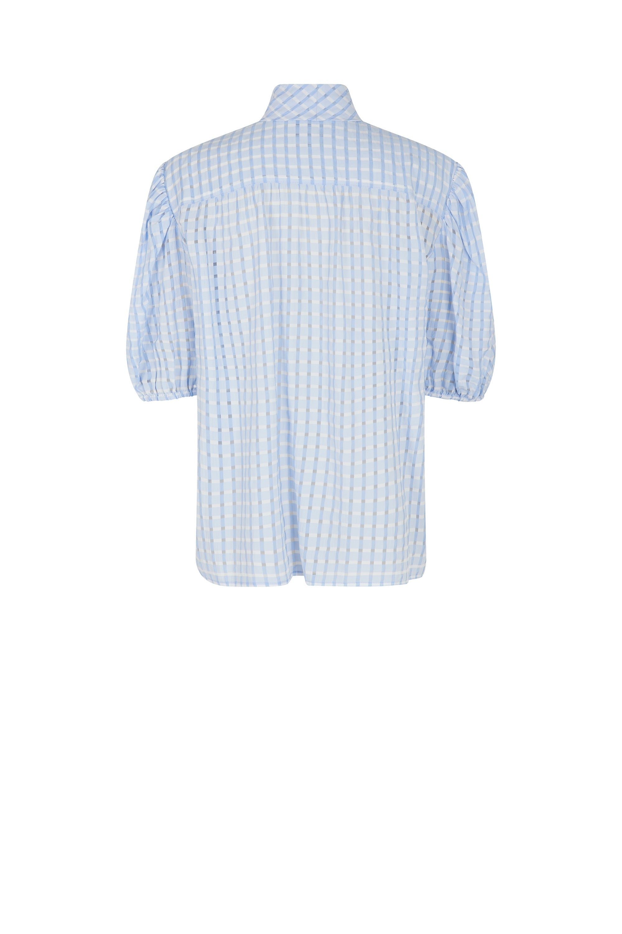 Chemise Bulle à imprimé vichy - Bleu