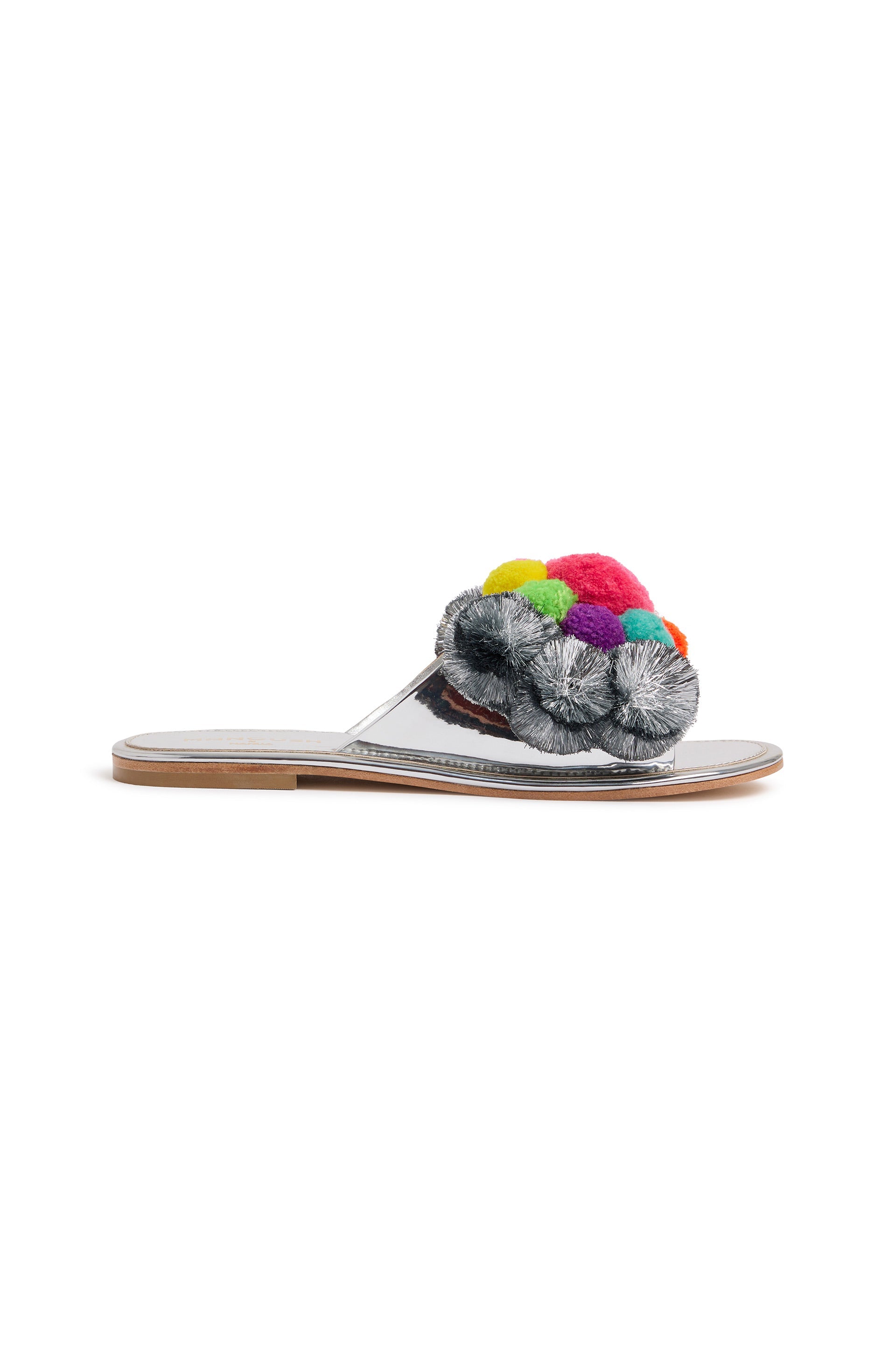 Sandales Pompon - Multicolore