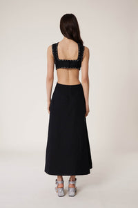 Robe longue Coquillage - Noir